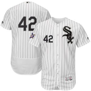 Stunning Chicago White Sox #42 Majestic 2019 Jackie Robinson Day Flex Base Jersey White