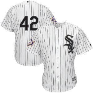 Stunning Chicago White Sox #42 Majestic 2019 Jackie Robinson Day Official Cool Base Jersey White
