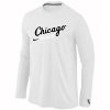 Stunning Chicago White Sox Long Sleeve MLB T Shirt White