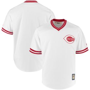 Stunning Cincinnati Reds Blank Majestic Cooperstown Collection 1990 Cool Base Jersey White