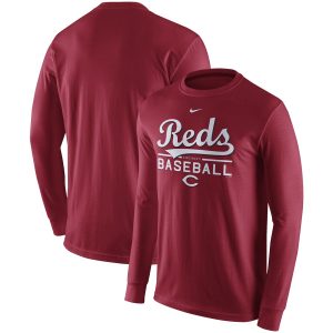 Stunning Cincinnati Reds Nike Practice Long Sleeve T Shirt Red