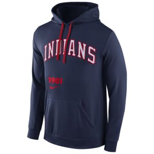 Stunning Cleveland Guardians Nike Cooperstown Performance Pullover Navy Blue MLB Hoodie