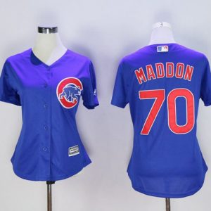 Stunning Cubs #70 Joe Maddon Blue Women's Alternate Stitched MLB Jersey Hurry Exclusive offer Place your order immediately for a great jersey