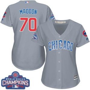 Stunning Cubs #70 Joe Maddon Grey Road 2016 World Series Champions Women's Stitched MLB Jersey Retailers boost your inventory Order now to meet customer demand