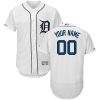 Stunning Detroit Tigers Majestic 2018 Home Flex Base Authentic Collection Custom Jersey White