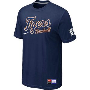 Stunning Detroit Tigers Nike Short Sleeve Practice MLB T Shirt Midnight Blue