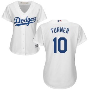 Stunning Dodgers #10 Justin Turner White Home Women's Stitched MLB Jersey With high demand Don't miss out Order now to wear your team colors