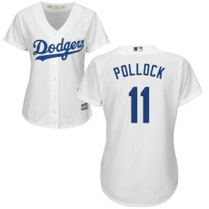 Stunning Dodgers #11 A.J. Pollock White Women's Cool Base Stitched MLB Jersey Hurry Exclusive offer Place your order immediately for a great jersey