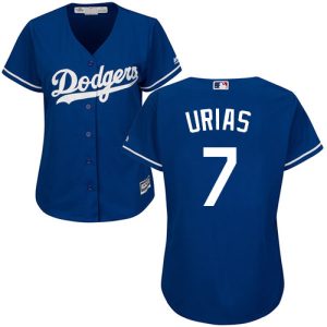 Stunning Dodgers #7 Julio Urias Blue Alternate Women's Stitched MLB Jersey Collectors this is a must have Add it to your collection by ordering