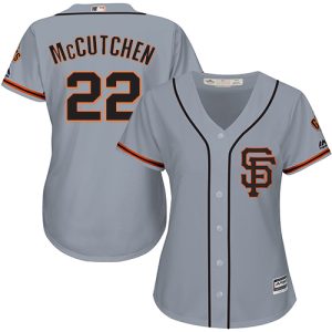 Stunning Giants #22 Andrew McCutchen Grey Road 2 Women's Stitched MLB Jersey Sports fans this is your chance Order soon to be part of the action