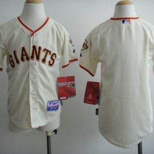 Stunning Giants Blank Cream Cool Base Stitched Youth MLB Jersey For a short time available Grab yours quickly to own a team jersey