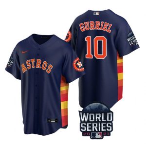 Stunning Houston Astros #10 Yuli Gurriel Youth Nike 150th Anniversary 2021 World Series Authentic MLB Jersey   Navy Sports enthusiasts seize this opportunity Order now to feel the game excitement