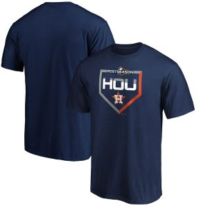 Stunning Houston Astros Majestic 2019 Postseason Dugout Authentic T Shirt Navy