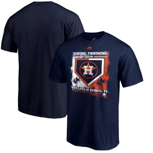 Stunning Houston Astros Majestic 2019 Spring Training Base On Ball T Shirt Navy