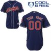 Stunning Indians Personalized Authentic Blue MLB Jersey (S 3XL)