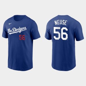 Stunning Los Angeles Dodgers #56 Sheldon Neuse Men's Royal 2021 City Connect Name & Number Royal T Shirt Act fast Only a few left Secure yours today