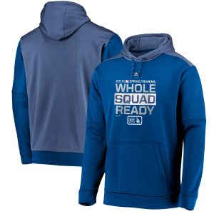 Stunning Los Angeles Dodgers Majestic 2019 Spring Training Authentic Collection Pullover Hoodie Royal
