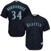 Stunning Mariners #34 Felix Hernandez Navy Blue Cool Base Stitched Youth MLB Jersey With high demand Don't miss out Order now to wear your team colors