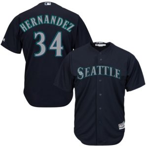 Stunning Mariners #34 Felix Hernandez Navy Blue Cool Base Stitched Youth MLB Jersey With high demand Don't miss out Order now to wear your team colors