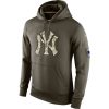 Stunning Men's New York Yankees Nike Olive Salute To Service KO Performance Hoodie