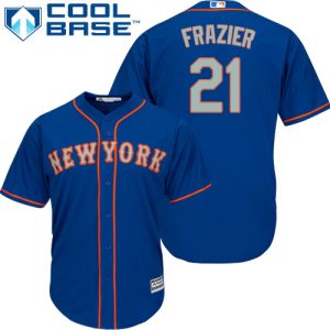 Stunning Mets #21 Todd Frazier Blue(Grey NO.) Cool Base Stitched Youth MLB Jersey Collectors this is a must have Add it to your collection by ordering