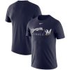 Stunning Milwaukee Brewers Nike MLB Practice T Shirt Navy