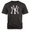 Stunning New York Yankees Fanatics Apparel Platinum Collection Tri Blend T Shirt Black