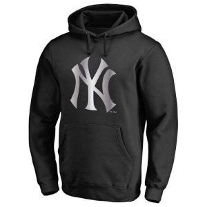 Stunning New York Yankees Platinum Collection Pullover Hoodie Black
