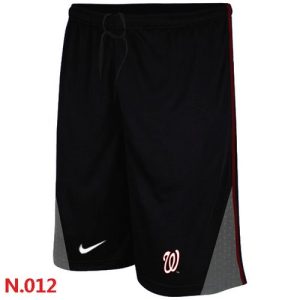Stunning Nike MLB Washington Nationals Performance Training Shorts Black