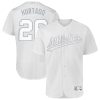 Stunning Oakland Athletics #26 Matt Chapman Hurtado Majestic 2019 Players' Weekend Flex Base Authentic Player Jersey White