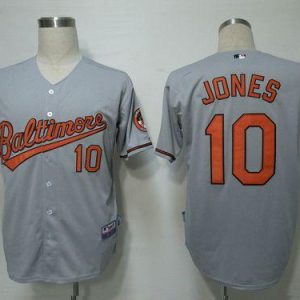 Stunning Orioles #10 Adam Jones Grey Cool Base Stitched Youth MLB Jersey Act fast Only a few left Secure yours today