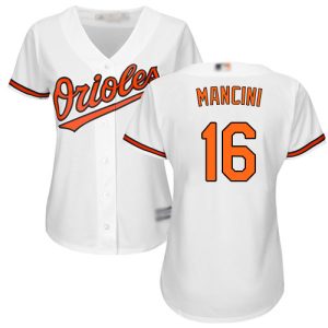 Stunning Orioles #16 Trey Mancini White Home Women's Stitched MLB Jersey Limited stock Order now to show your love for your team