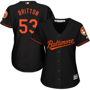 Stunning Orioles #53 Zach Britton Black Alternate Women's Stitched MLB Jersey For a short time available Grab yours quickly to own a team jersey
