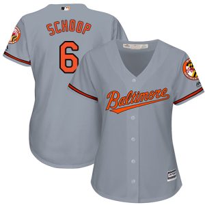 Stunning Orioles #6 Jonathan Schoop Grey Road Women's Stitched MLB Jersey Sports enthusiasts seize this opportunity Order now to feel the game excitement