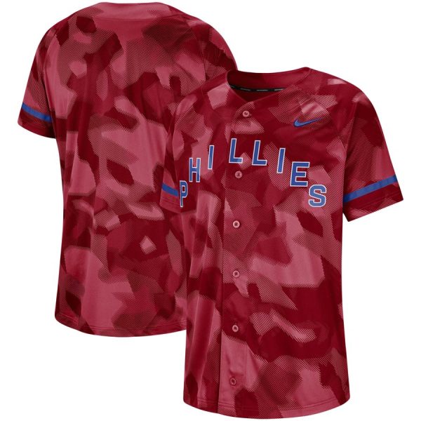 Stunning Philadelphia Phillies Nike Camo Jersey Red