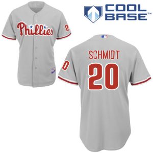 Stunning Phillies #20 Mike Schmidt Grey Cool Base Stitched Youth MLB Jersey Retailers boost your inventory Order now to meet customer demand
