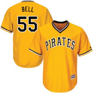 Stunning Pirates #55 Josh Bell Gold Cool Base Stitched Youth MLB Jersey Sports fans this is your chance Order soon to be part of the action