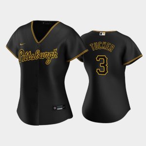 Stunning Pittsburgh Pirates #3 Cole Tucker Game Women's Nike Alternate MLB Jersey   Black Sports enthusiasts seize this opportunity Order now to feel the game excitement