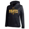 Stunning Pittsburgh Pirates Under Armou Fleece Black MLB Hoodie