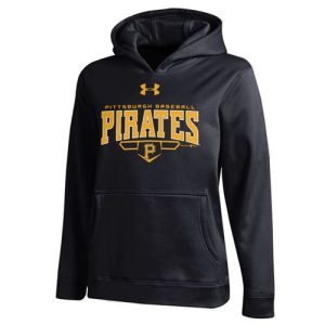 Stunning Pittsburgh Pirates Under Armou Fleece Black MLB Hoodie