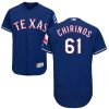 Stunning Rangers #61 Robinson Chirinos Blue Flexbase Authentic Collection Stitched MLB Jersey