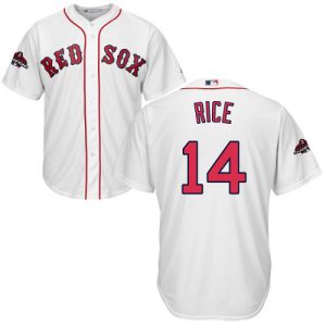 Stunning Red Sox #14 Jim Rice White Cool Base 2018 World Series Champions Stitched Youth MLB Jersey Retailers boost your inventory Order now to meet customer demand