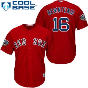 Stunning Red Sox #16 Andrew Benintendi Red Cool Base 2018 World Series Stitched Youth MLB Jersey Hurry Exclusive offer Place your order immediately for a great jersey