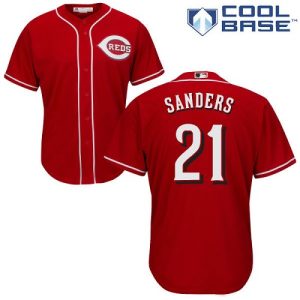 Stunning Reds #21 Reggie Sanders Red Cool Base Stitched Youth MLB Jersey Sports fans this is your chance Order soon to be part of the action