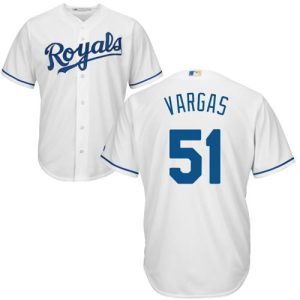 Stunning Royals #51 Jason Vargas White Cool Base Stitched Youth MLB Jersey Limited stock Order now to show your love for your team