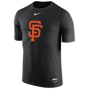 Stunning San Francisco Giants Nike Authentic Collection Legend Logo 1.5 Performance T Shirt Black