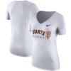 Stunning San Francisco Giants Nike Women's Tri Blend Practice T Shirt White