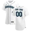 Stunning Seattle Mariners Custom Men's Nike White Home 2020 Authentic Player MLB Jersey