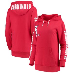 Stunning St. Louis Cardinals G III 4Her by Carl Banks Women's 12th Inning Pullover Hoodie Red