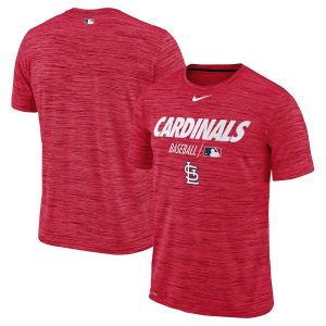 Stunning St. Louis Cardinals Nike Authentic Collection Velocity Team Issue Performance T Shirt Red